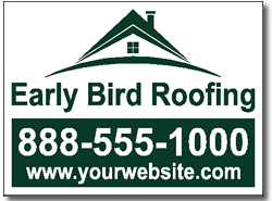 Con15 Contractor Yard Sign Roofing Design