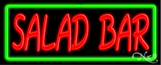 Salad Bar Neon Sign - Regular Design