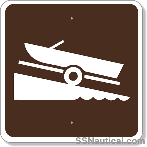Boat Ramp - 24x24 Marine Sign