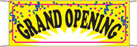 Grand Opening Banner - Confetti Style