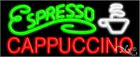 Espresso Cappuccino with Mug Graphic Neon Sign - Regular Design