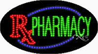 Rx Pharmacy LED Sign - Flashing Design