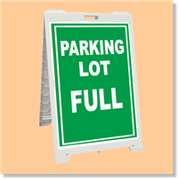 Econo Classic Sign - Parking Lot Full