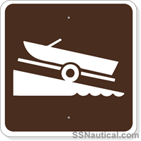 Boat Ramp - 24x24 Marine Sign