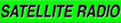 Fluorescent Chartreuse Windshield Decal - Satellite Radio (12 Pack)